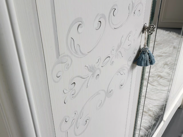 PRESTIGE - Mirrored wooden wardrobe by CASA +39 - view 3